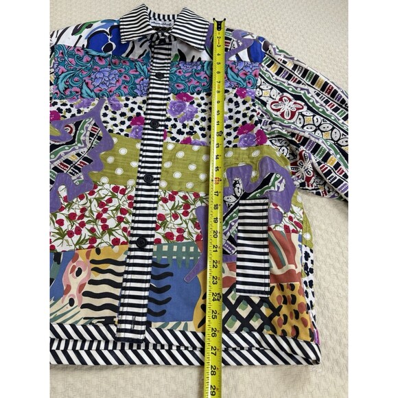 Amen Wardy Koos Van Der Akker Quilted Jacket Women Size Medium VTG Lagenlook - Picture 15 of 15